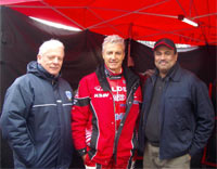 JK, Brocky and Jacob Cherian (Ausker Group) enjoy a day at Sandown